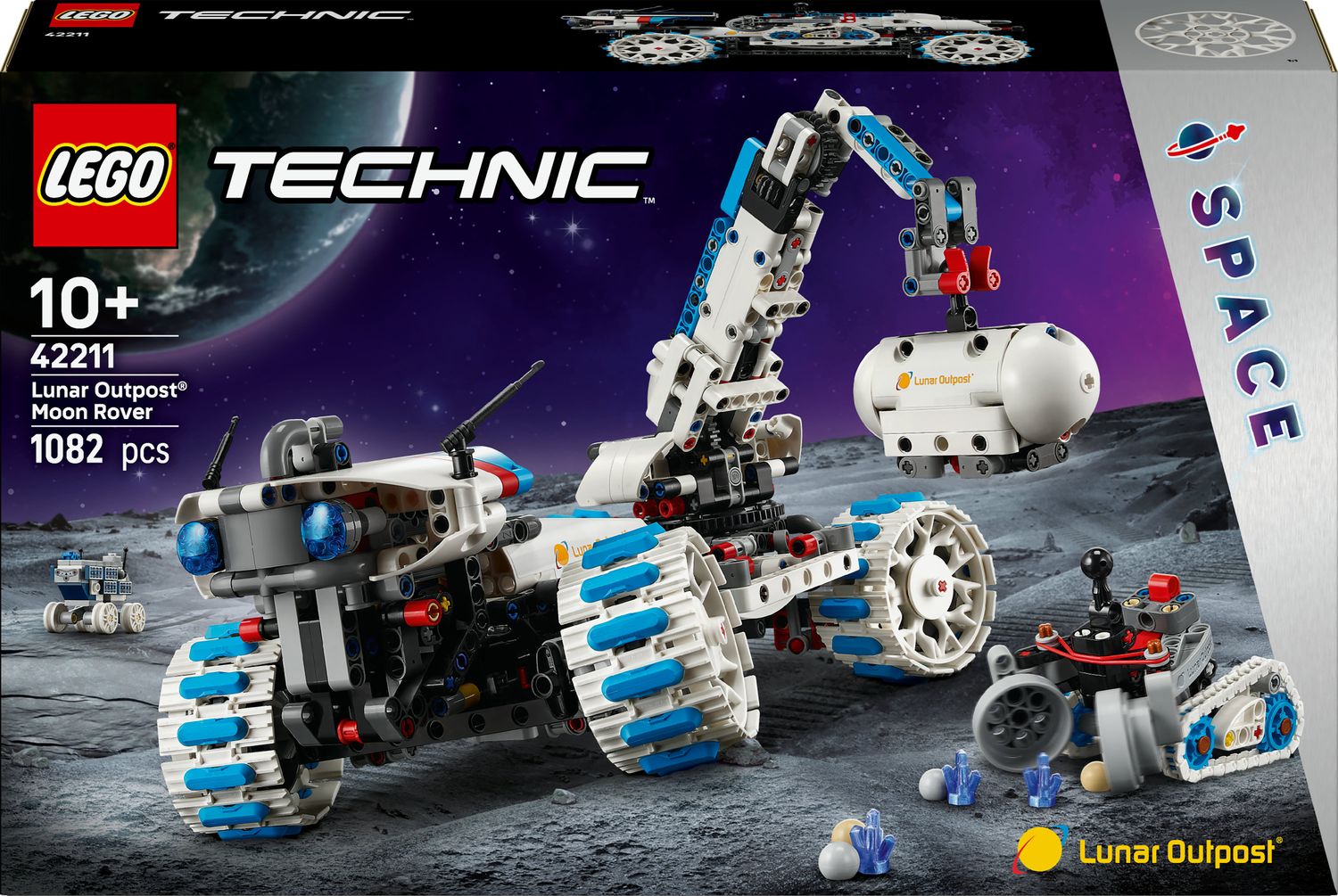 Technic 42211 Lunar Outpost™ Moon Rover Space Vehicle: