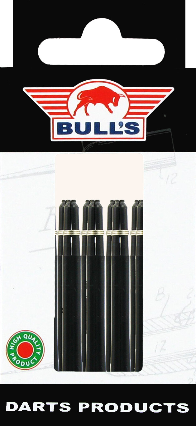 Bull's Nylon The Original + ring Medium Black 5-pack