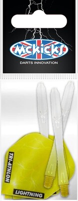 McKicks Thunder & Lightning Yellow Flight Shaft Set