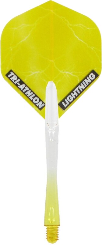 McKicks Thunder & Lightning Yellow Flight Shaft Set