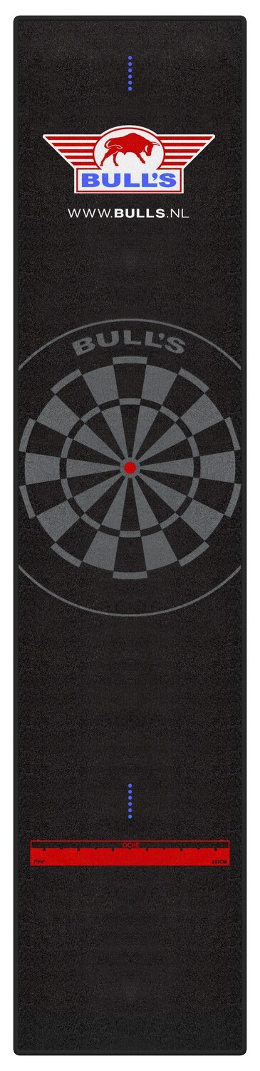 Bull's Carpet Dart mat 300x65 cm  Black Red no Oche