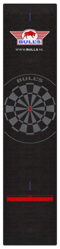 Bull's Carpet Dart mat 300x65 cm  Black Black no Oche
