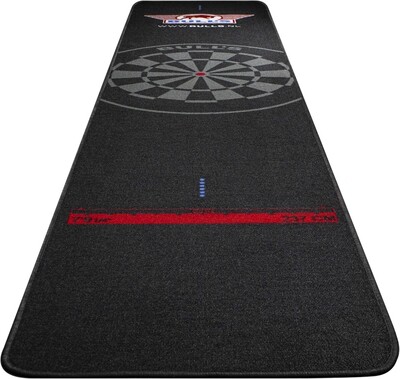 Bull's Carpet Dart mat 300x65 cm  Black Black no Oche