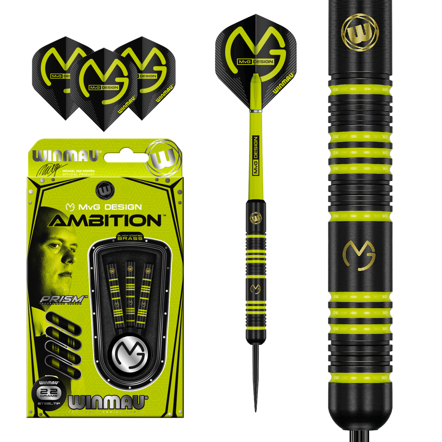 MVG Ambition Brass Darts 20gr Softtip !!!