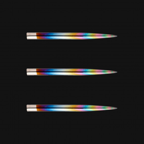32mm Rainbow Steeltip Points