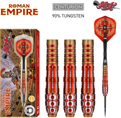 Roman Empire Centurion Steel Tip Dart Set-90% Tungsten-25gm Roman Empire Centurion Steel Tip Dart Set-90% Tungsten-25gm