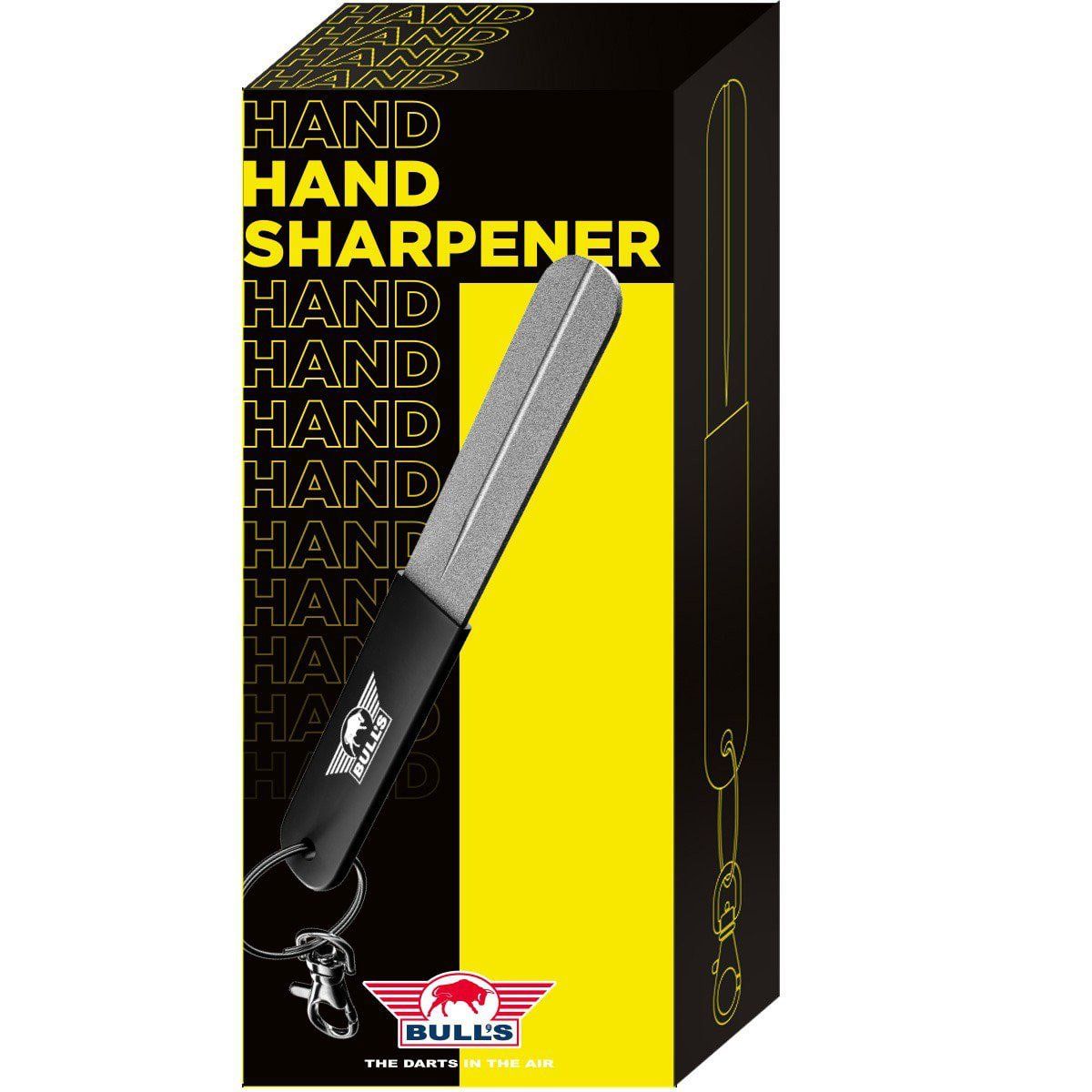 Bull's Grooved &amp; Flat Hand Sharpener