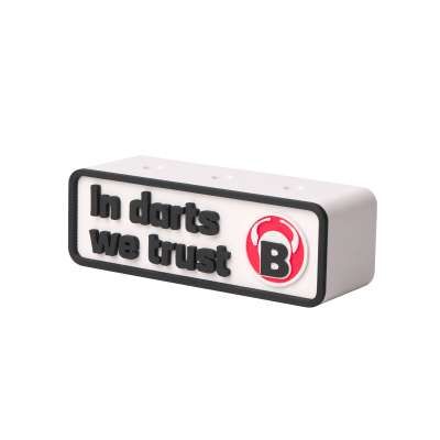 BULL'S Darthalter 1 Set Eckig Wit