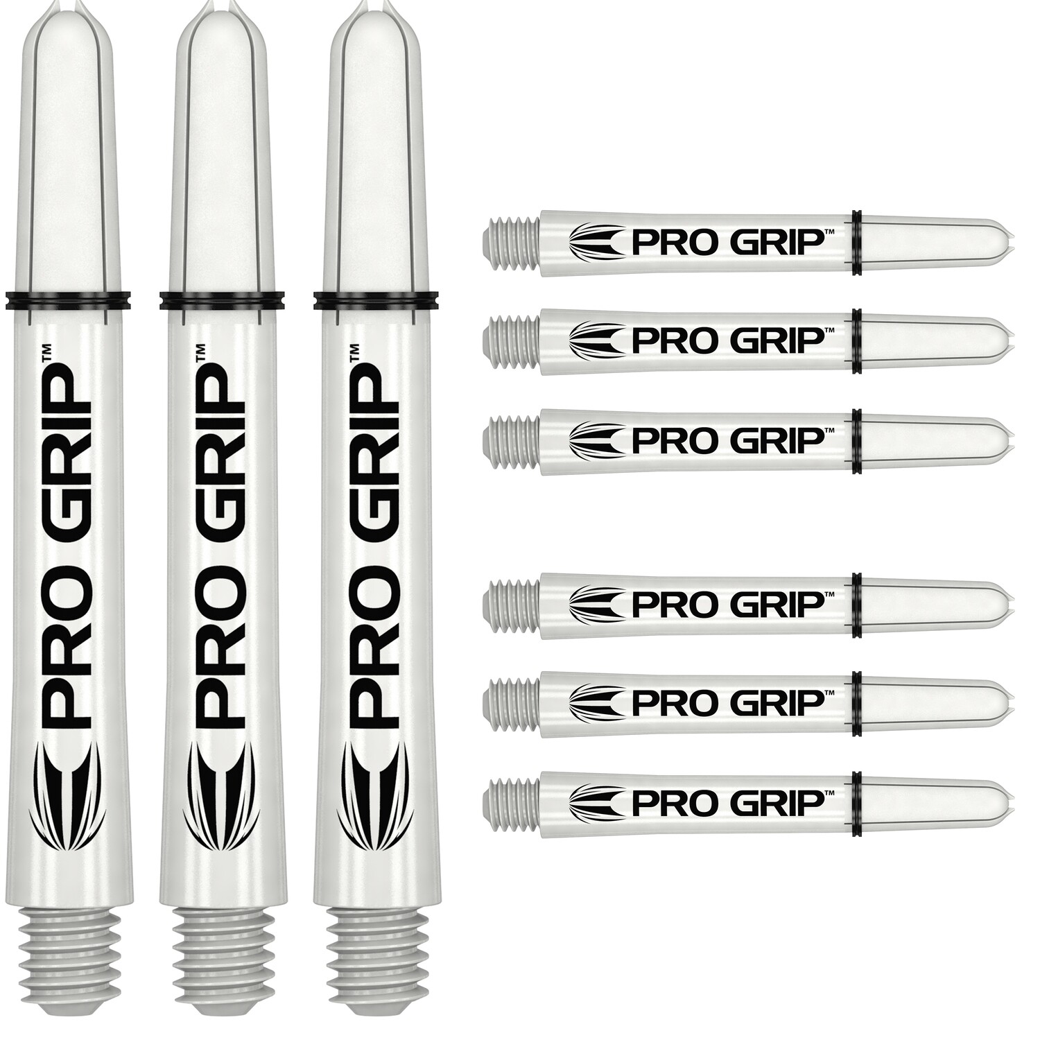 Pro Grip White Short Plus 3 sets