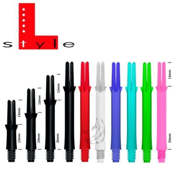 L-Style Shafts Locked Straight Clear  330