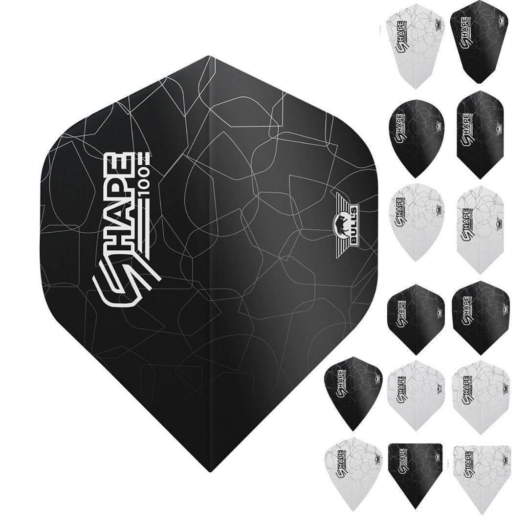 Bull's Shape 100 Flights Delta Black