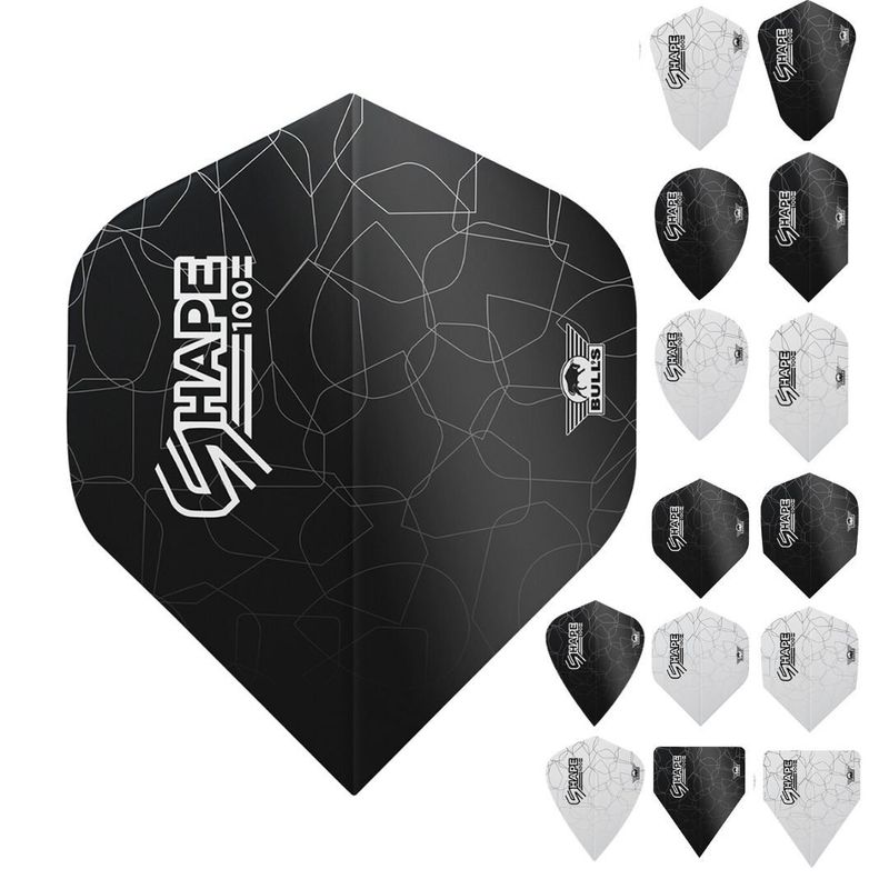 Bull's Shape 100 Flights Delta Black