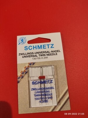 schmetz tweelingnaald universeel 4,0