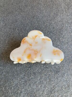 Haarclip butter gemarmerd