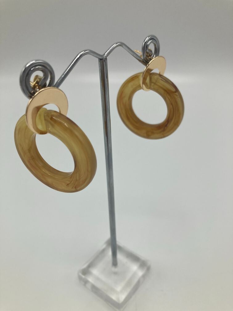 Oorring hoop mosterd