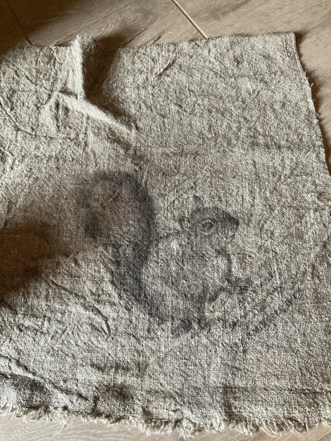 Shabby doek eekhoorn (groot)