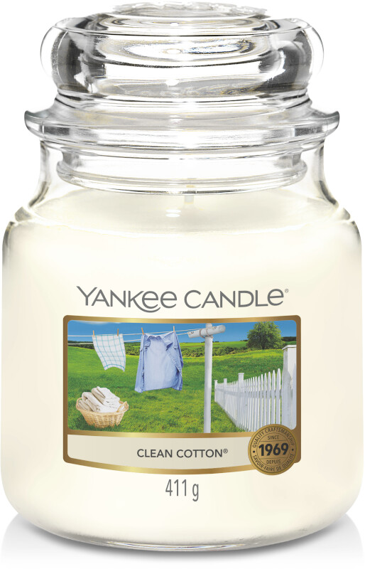 Yankee Candle - Medium Jar Clean Cotton