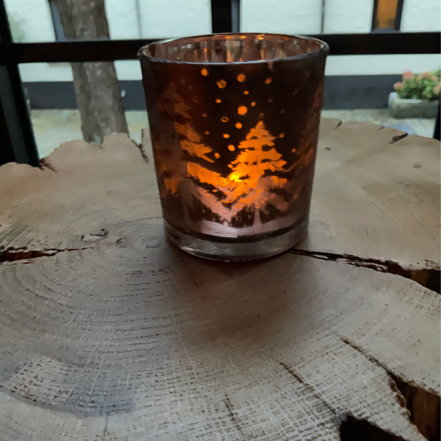 Theelicht kerstboom  ( Klein) -50%