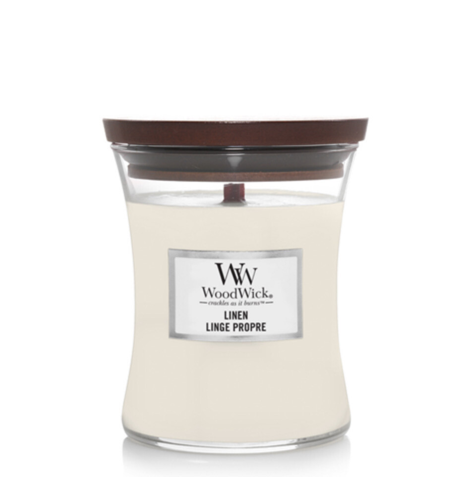 Woodwick Medium Linen