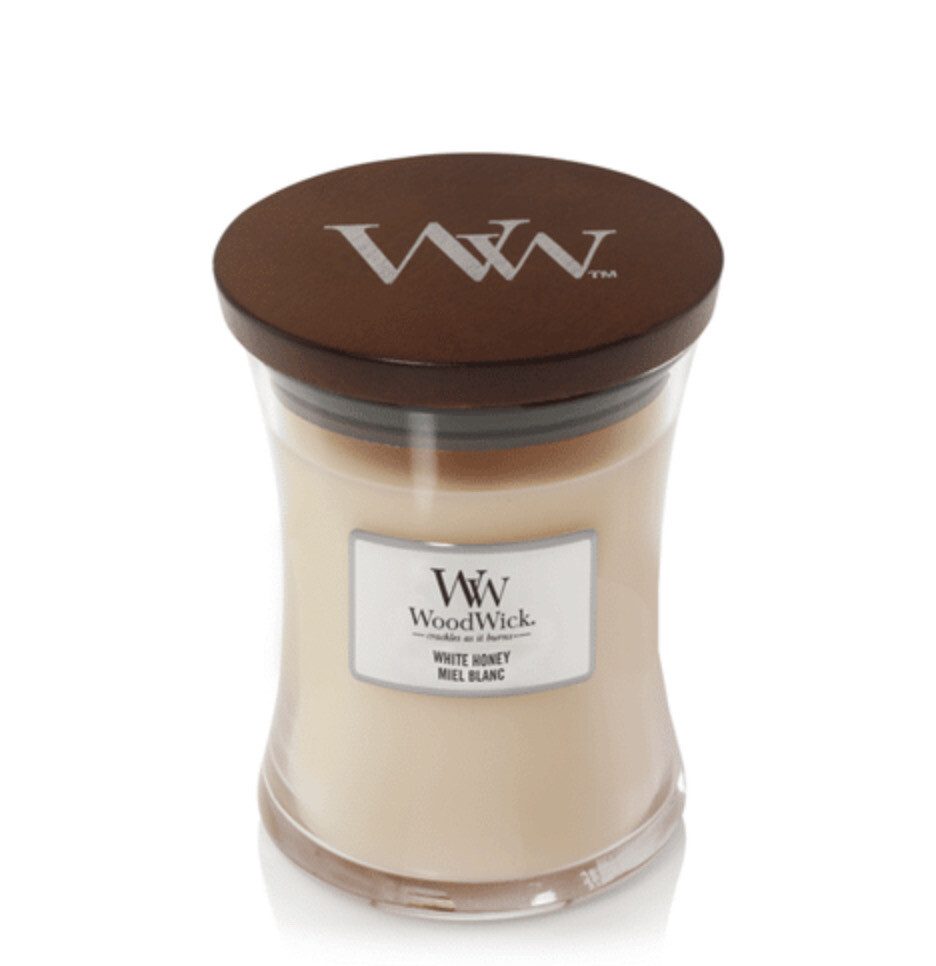 Woodwick Medium White Honey
