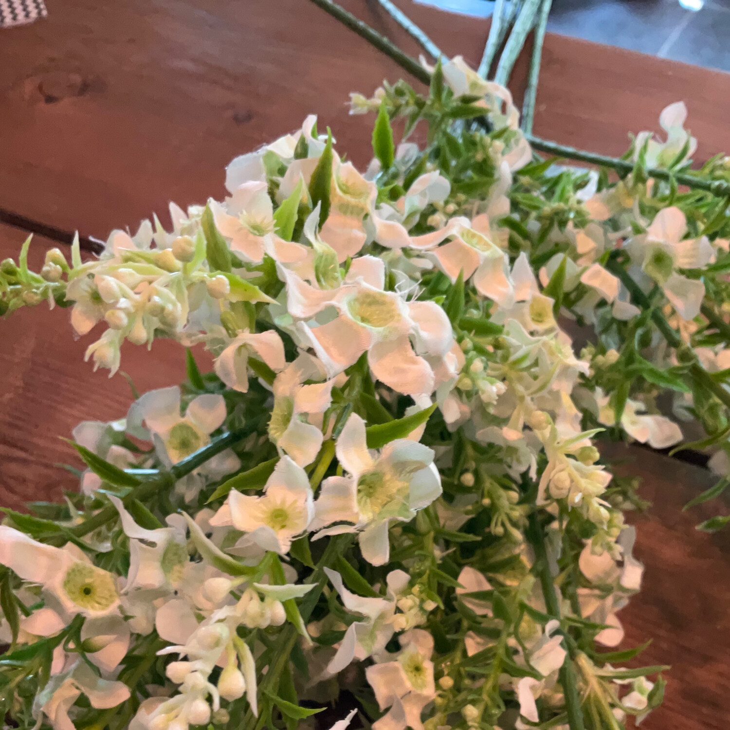 Witte Bloemen Met Lange Steel