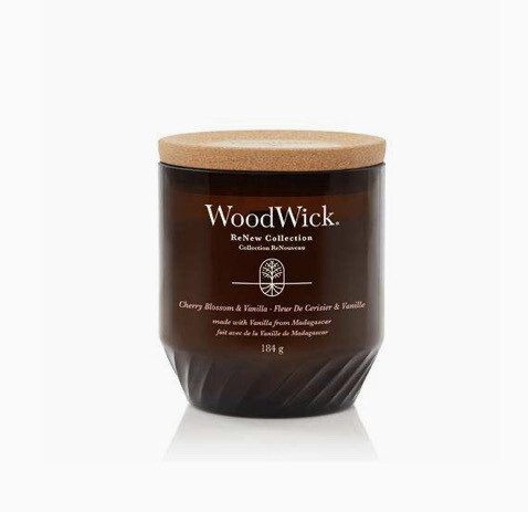 Woodwick ReNew Medium Cherry Blossom & Vanilla