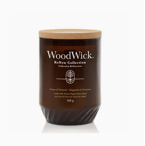 Woodwick ReNew Large Ginger &amp; Turmeric -25%