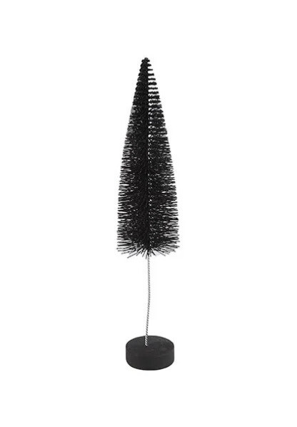 Zwarte Kerstboom30cm