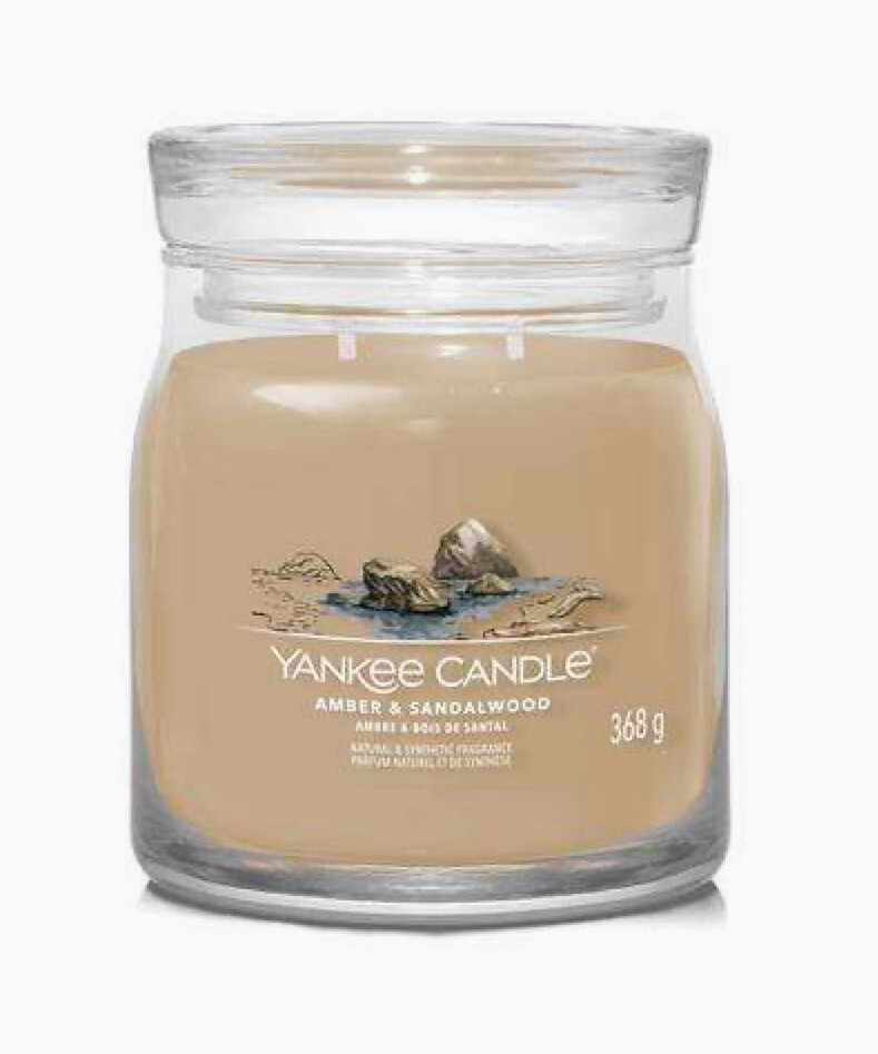 Yankee Candle Medium Amber &amp; Sandalwood