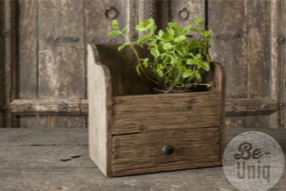 Houten display 35x36cm