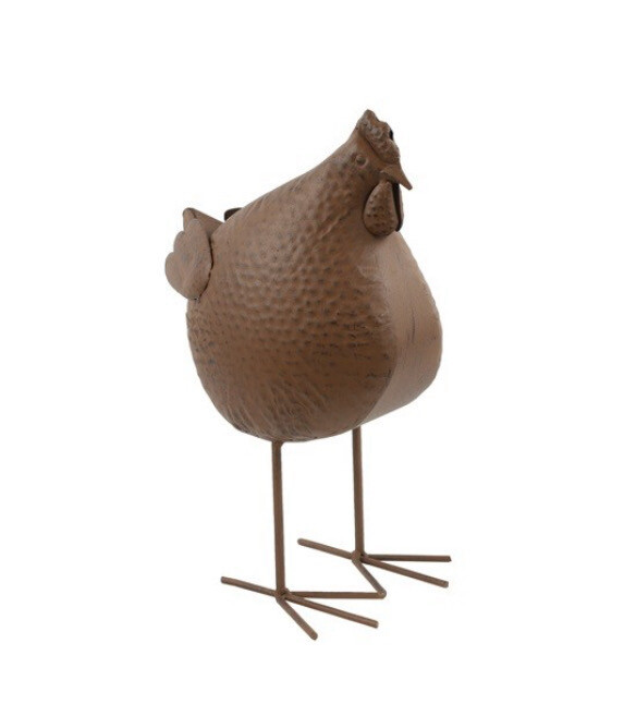 Kip In Roest Hoogte 34 Cm -50%