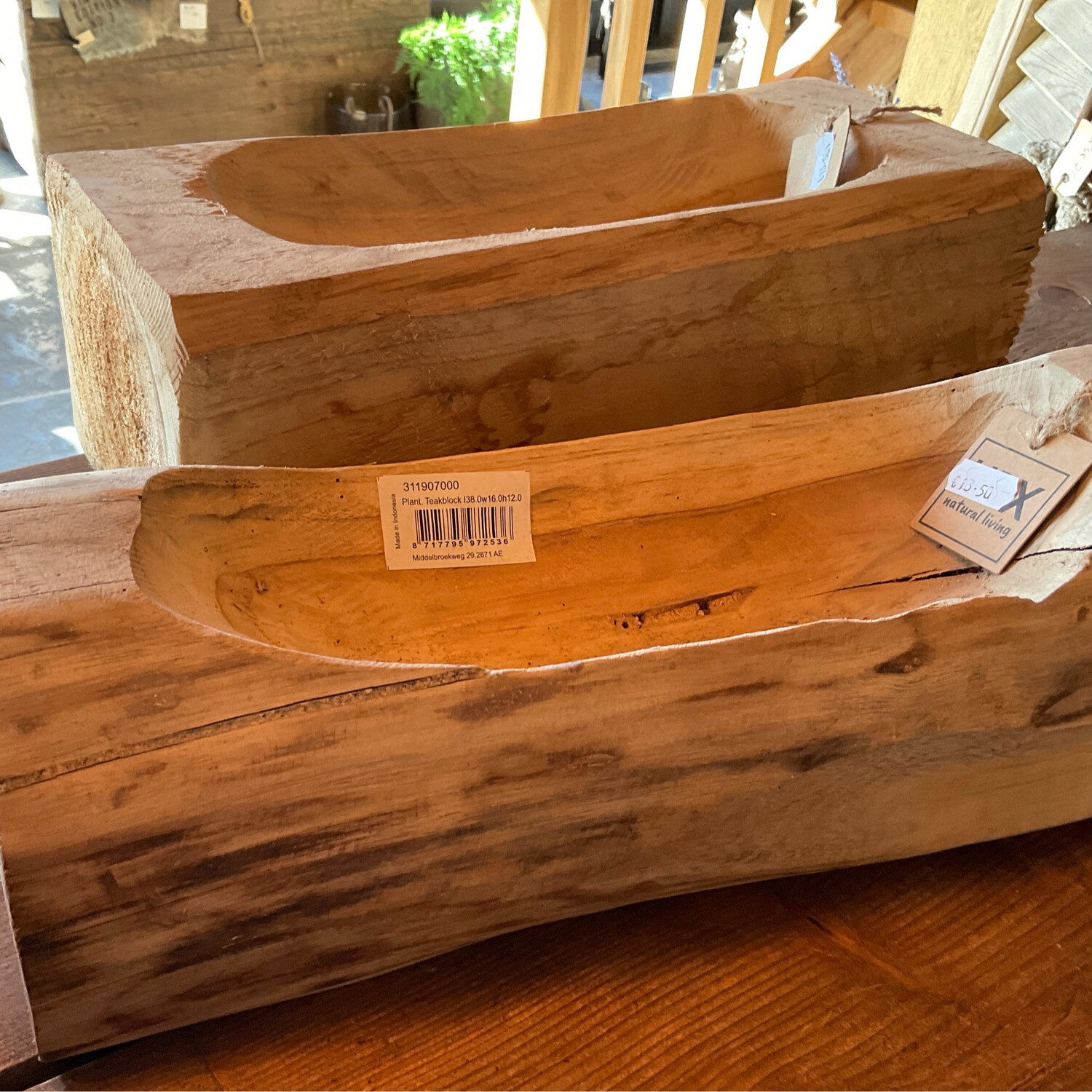 Teak Blok - Trog -50%