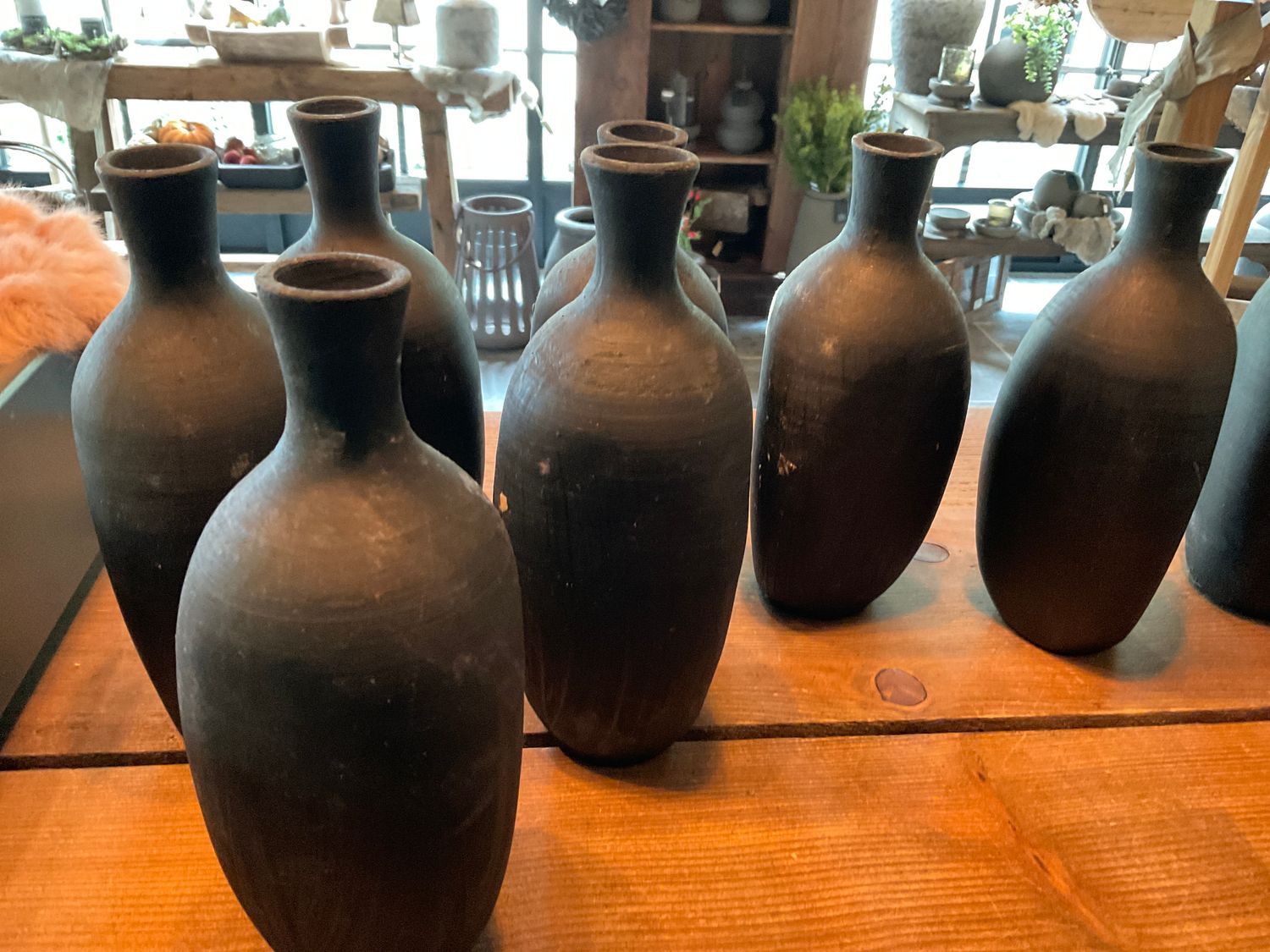 Kleipot zwart 22cm