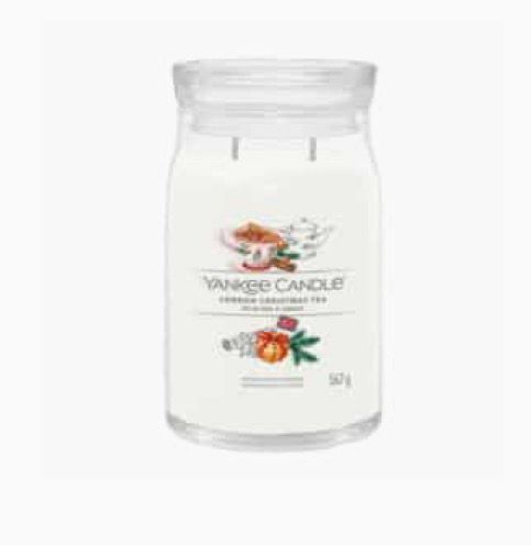 Yankee Candle large london Christmas tea