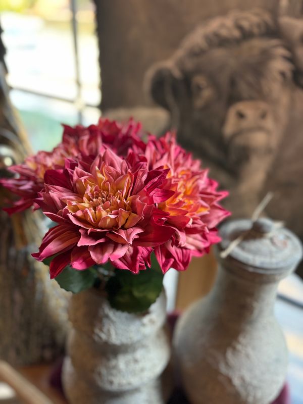 Kunstbloemen / groen , bloemen