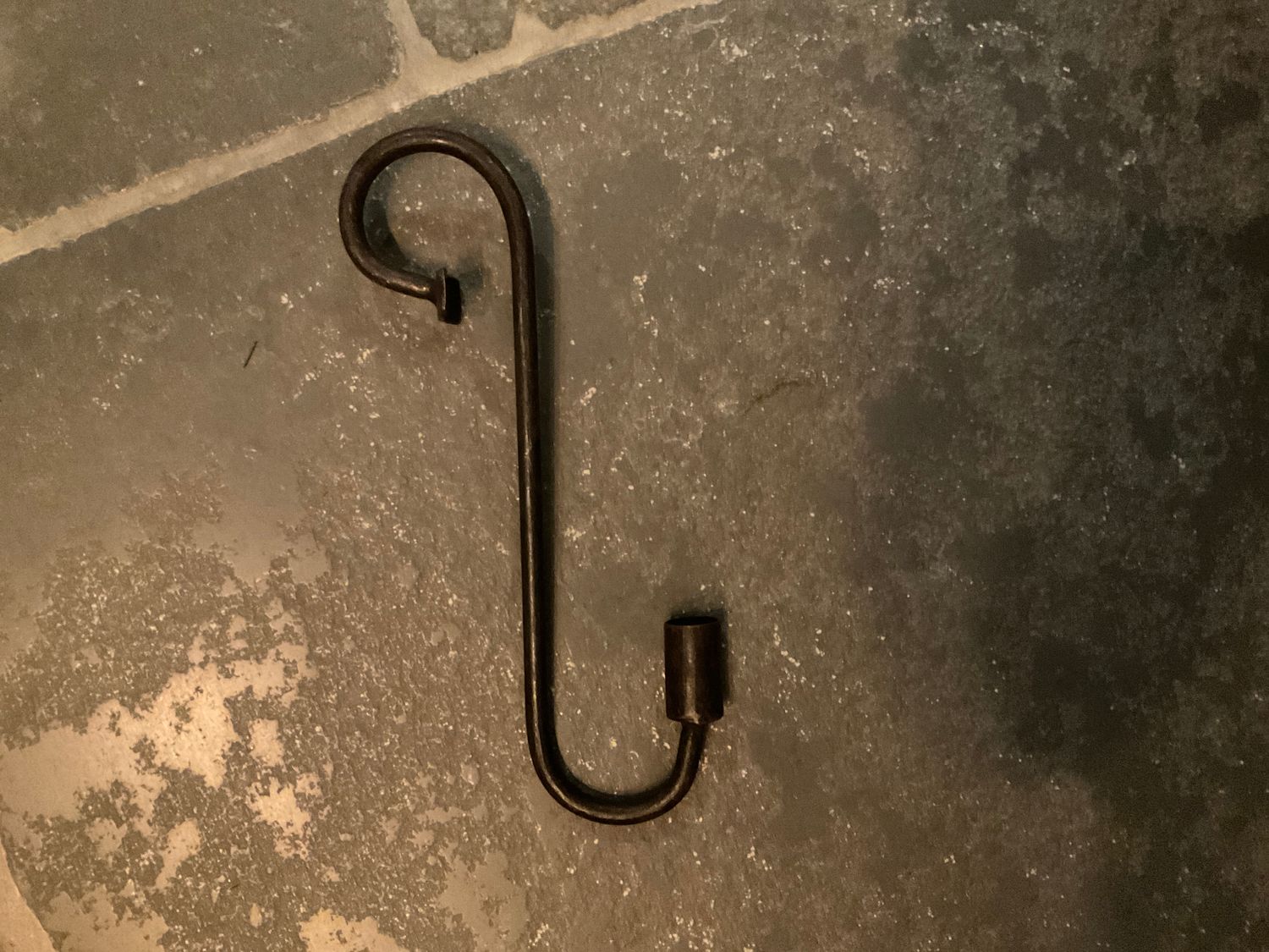 Glashaak voor dinerkaars 30cm
