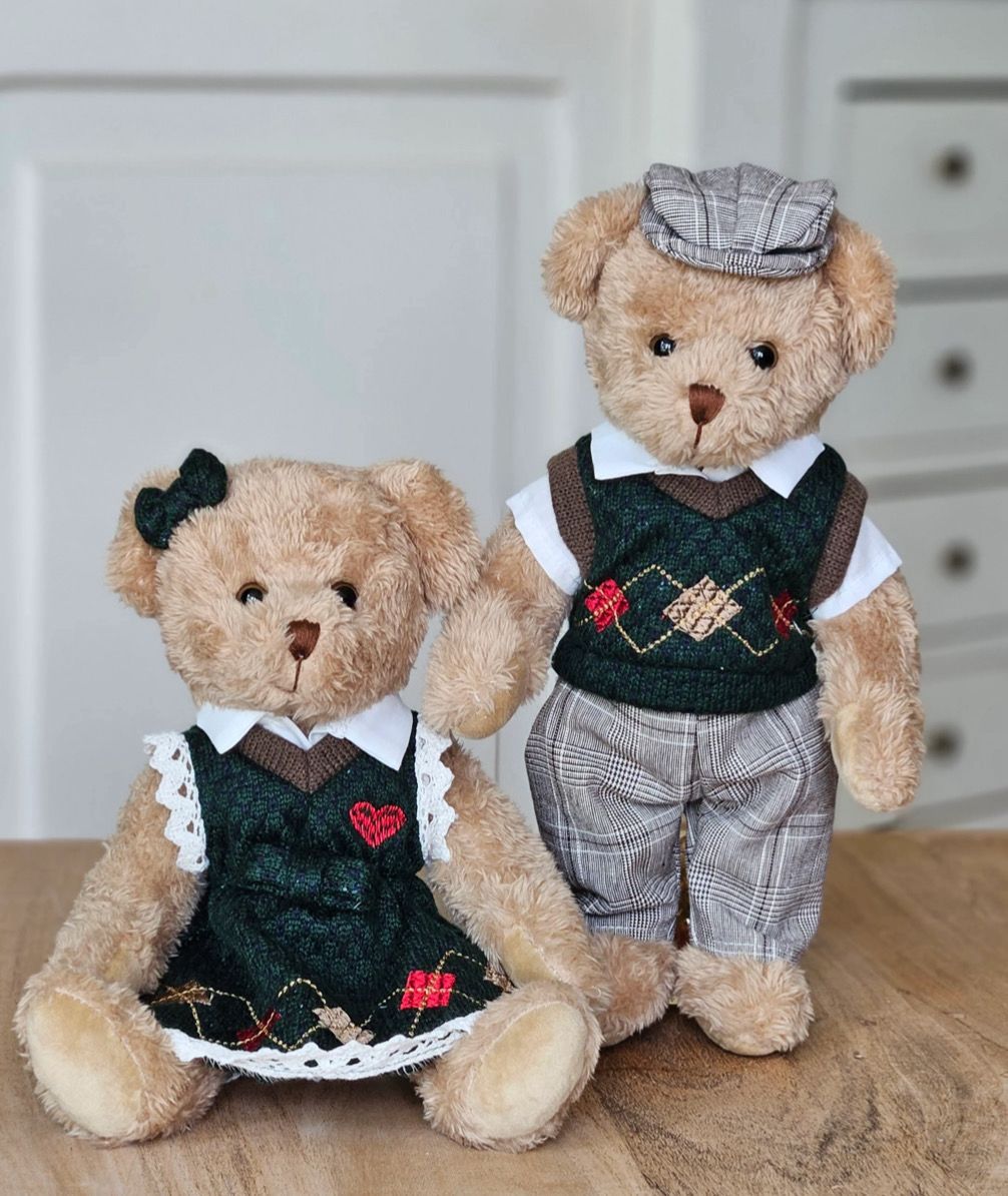 Berenkoppel donkergroene outfit (set van 2) -50%