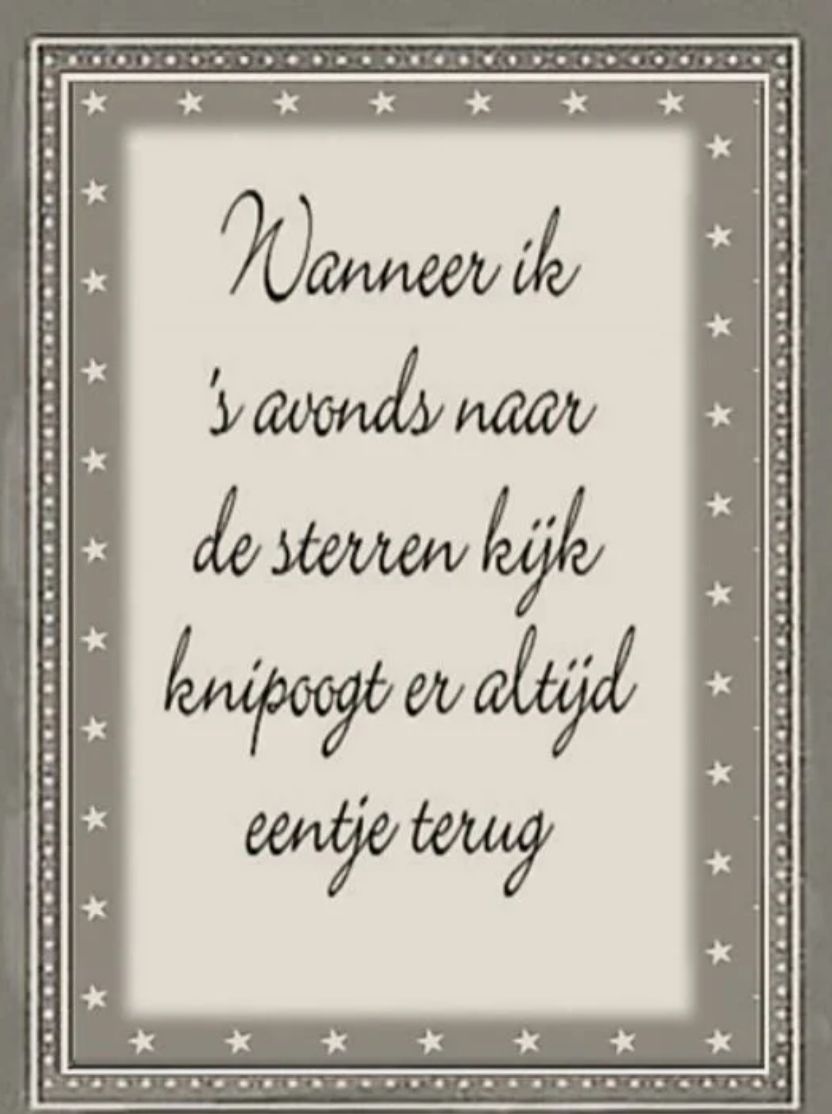 Tekstbordje wanneer ik