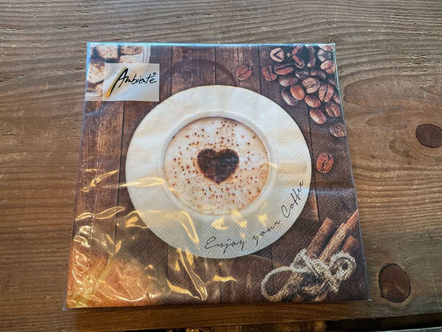 Servetten enjoy your coffee