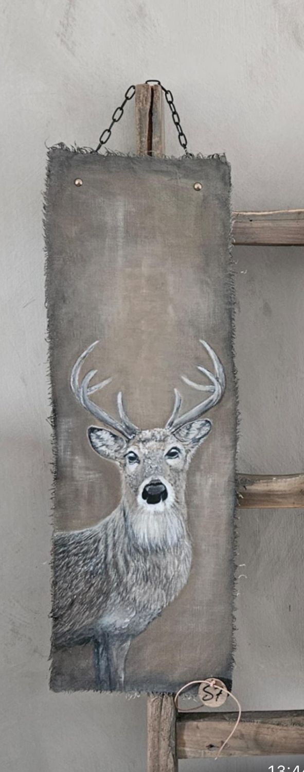 Wanddoek hert
