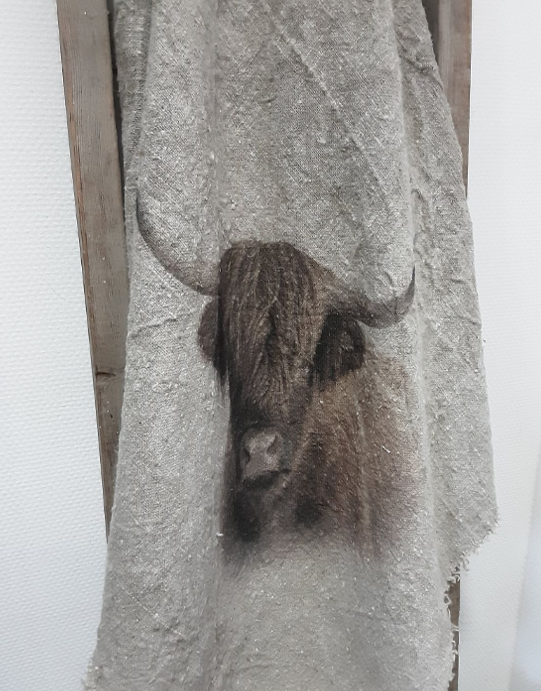 Hooglander plaid gekleurd 100x100 cm