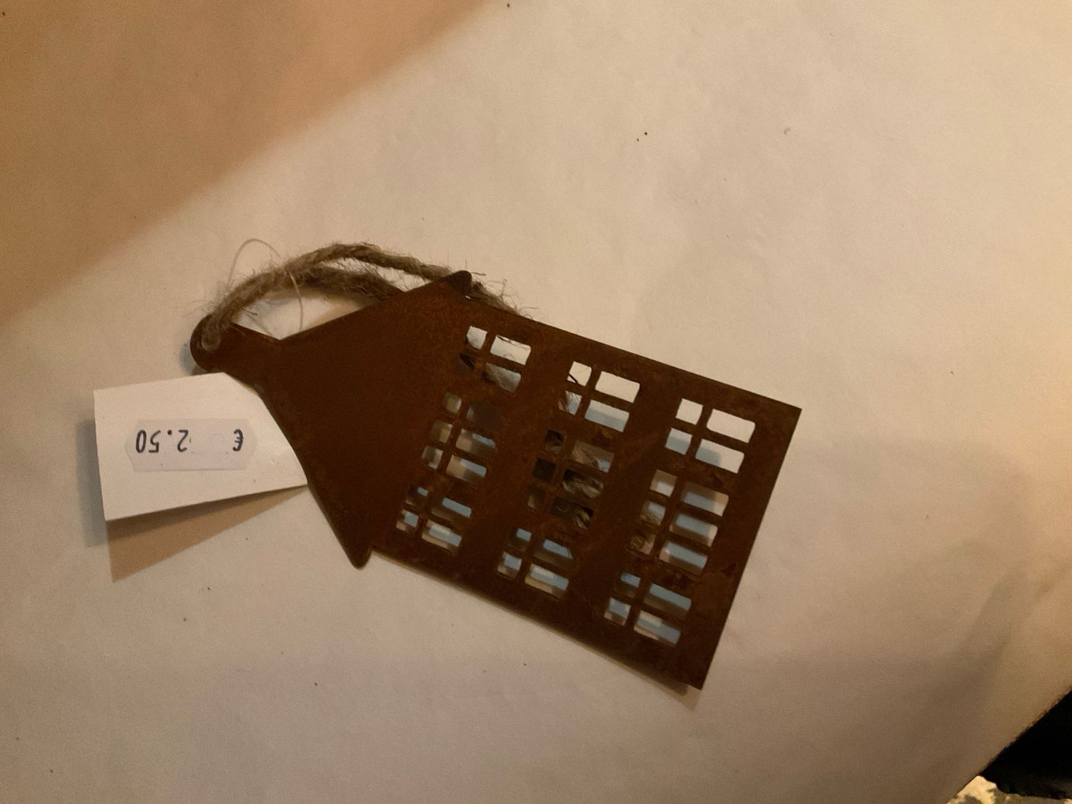 Roest huisje om op te hangen-50%