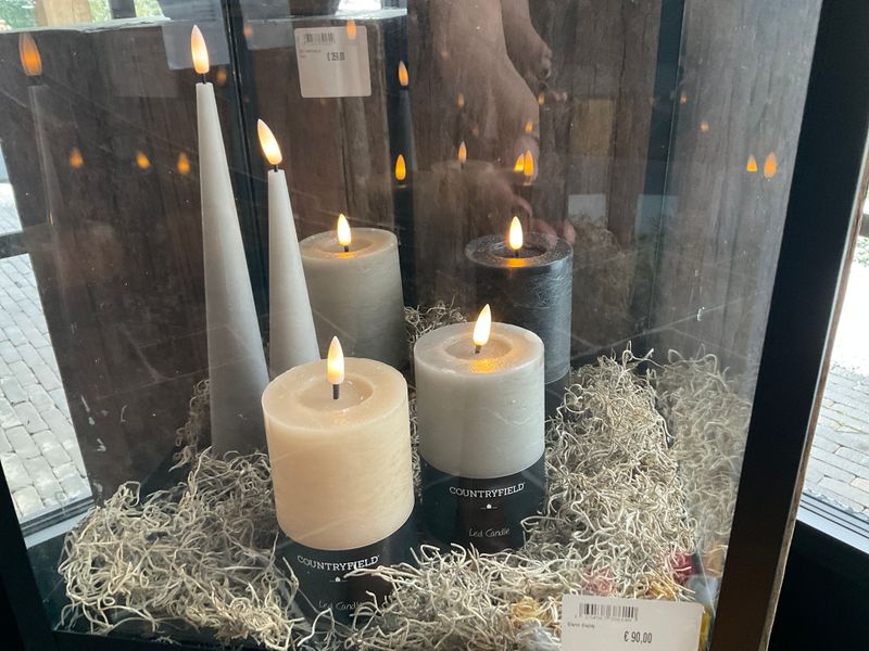 Led kaarsen met timer ook te bedienen met afstandsbediening