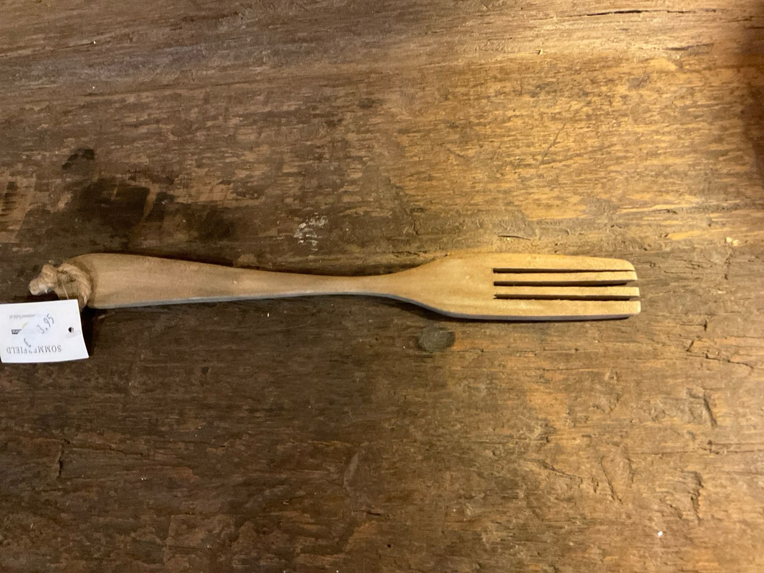 Houten vork