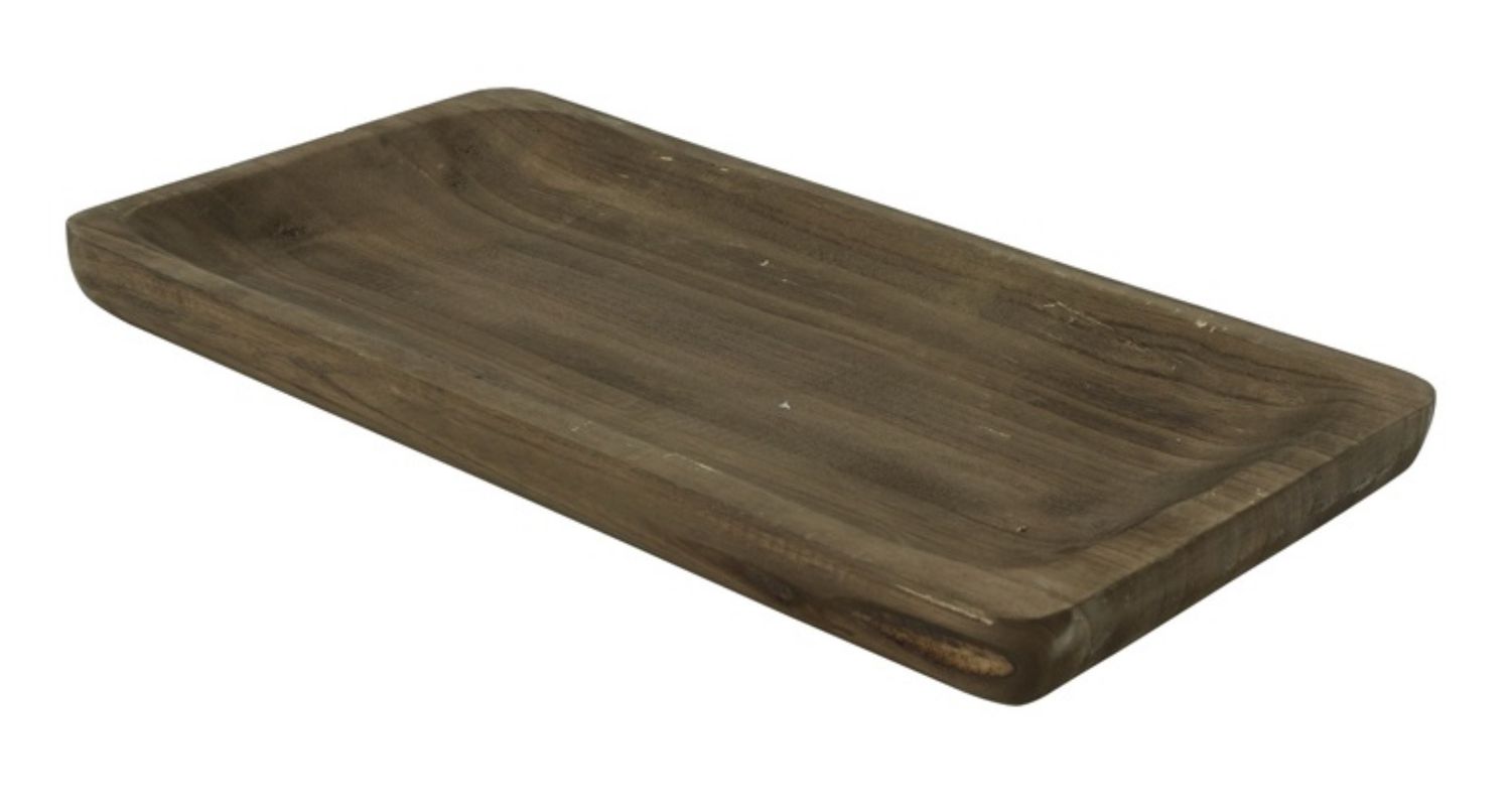 Houten dienblad 20x40cm