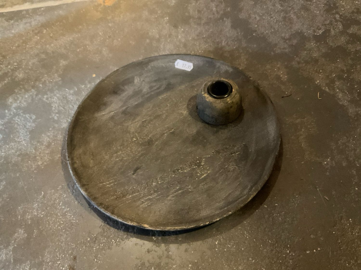 Schaal met houder voor dinerkaars doornsnee 25cm