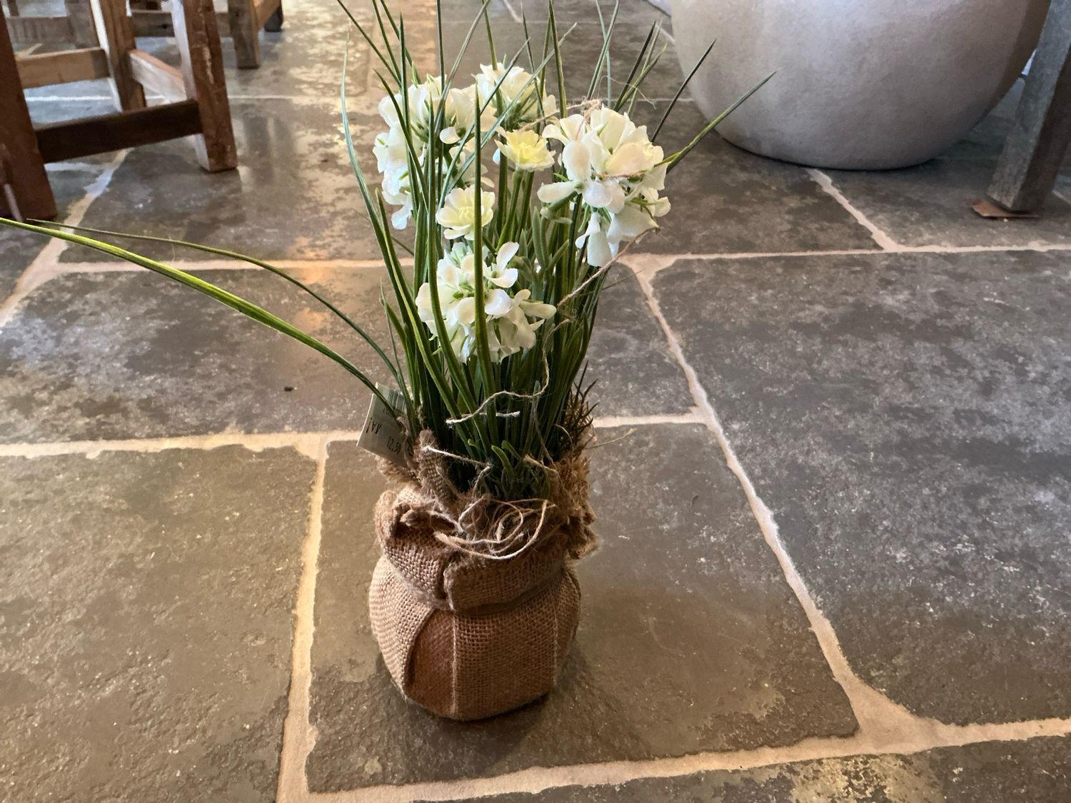 Flowers in bag white