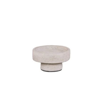Still light kaarsen houder op voet 12x6 cm