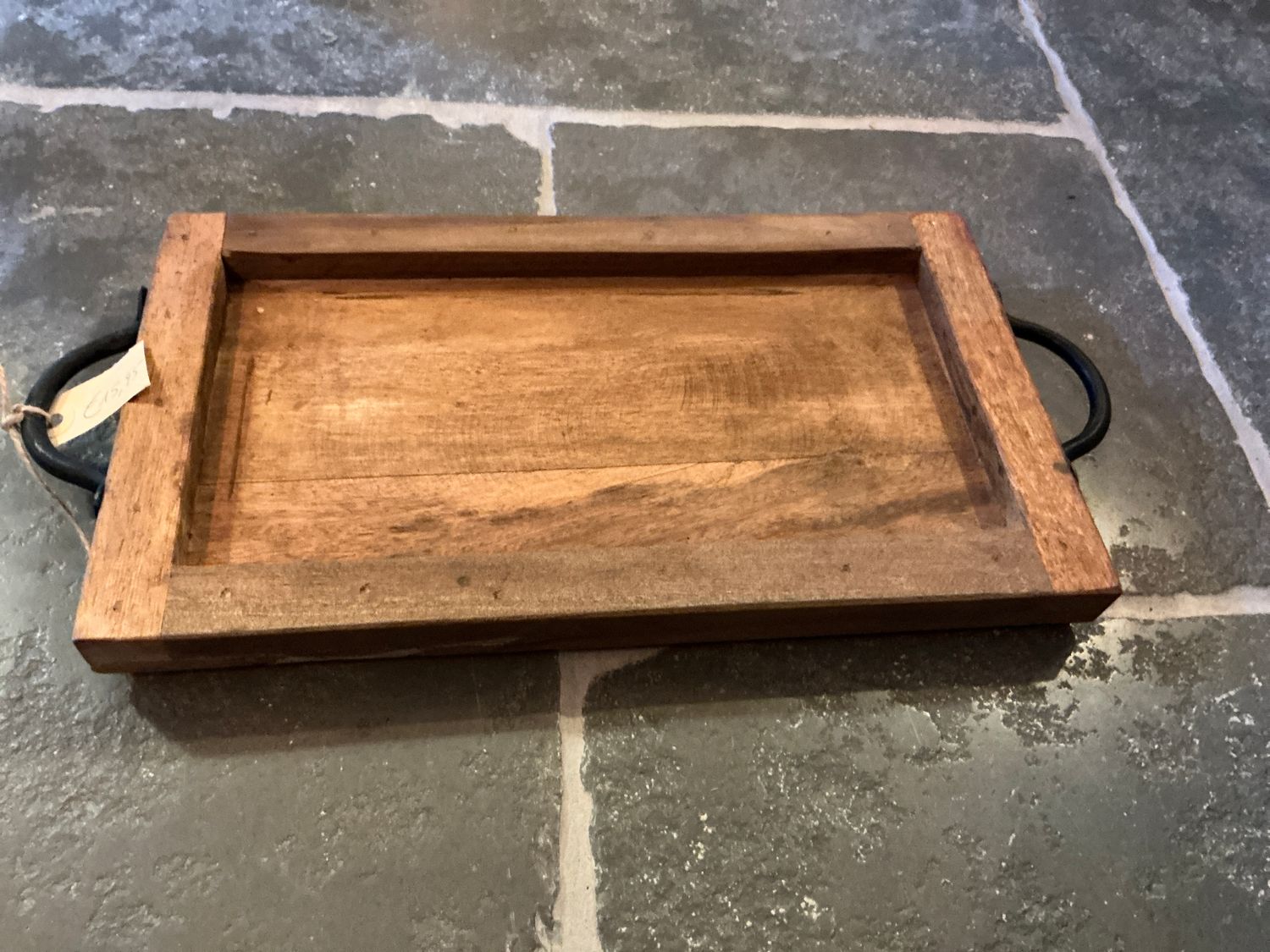 Rechthoekig dienblad met handvaten 20x35cm