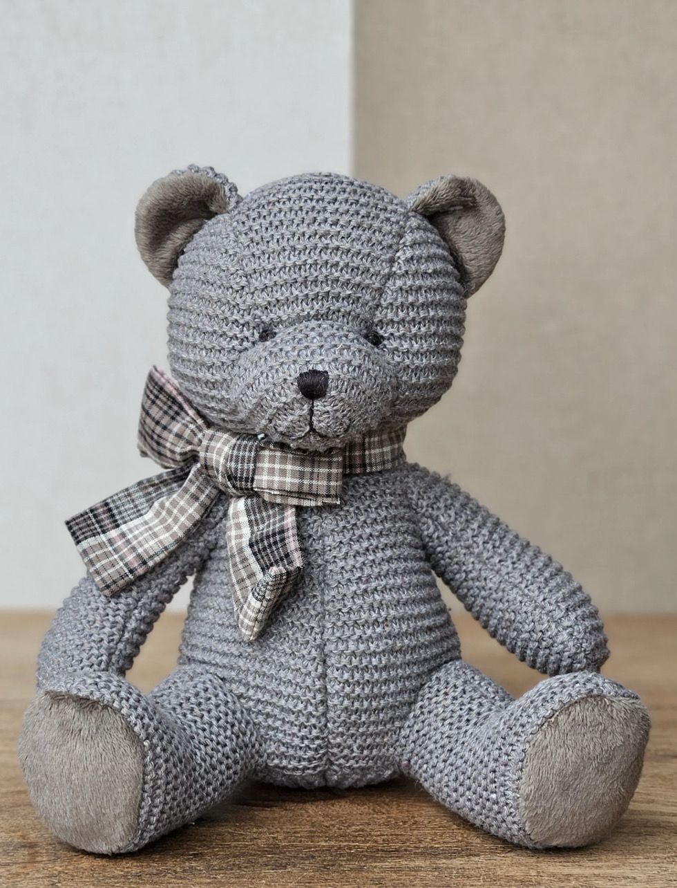 Grijze knuffel 27cm